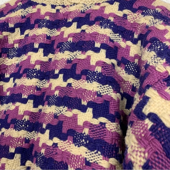 Runa maki vintage handmade sheep wool chunky knit sweater size XL - Picture 7 of 9